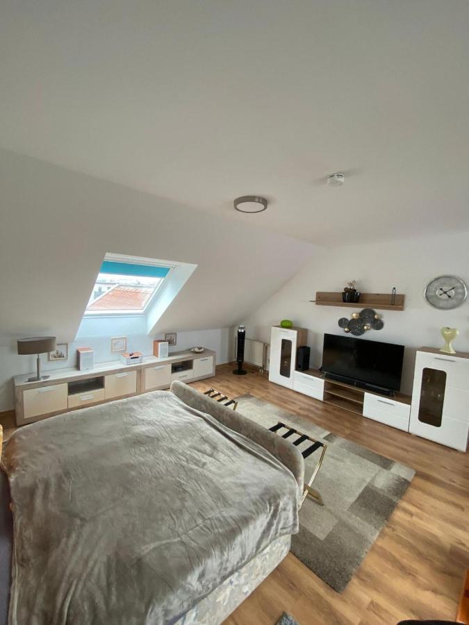 Dachgeschoss Apartment Mit Ausblick Halle  Exterior photo